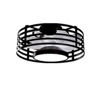 Ventilateur de plafond Fabrilamp xaloc 22W noir et blanc