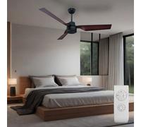 Ventilateur de Plafond Fan Télécommande Minuteur 3 Niveaux Vor-Rücklauf