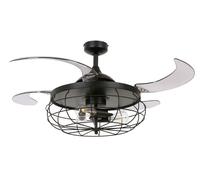 Ventilateur de plafond Fanaway Industri Noir Beacon