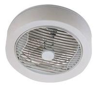 Far Elek Ventilateur de plafond AIR-LIGHT CROWN blanc Ø40 cm 95W avec couronne d'éclairage LED