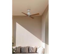 Ventilateur de plafond - FARO BARCELONA - TYPHOON - Ø130 cm - Moteur DC 6 vitesses - IP44 télécommande