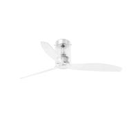 Ventilateur de plafond - FARO - Mini Tube - 128 cm - Chromé - Transparent - 6 vitesses
