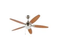 Ventilateur de plafond avec groupe lumineux FM VT-130 brun G