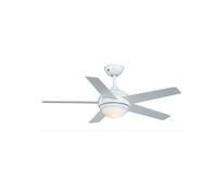 Ventilateur de plafond Fresco Blanc avec lumière Blanc
