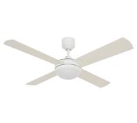 Ventilateur de plafond Futura Eco Blanc 122 cm avec éclairage LED de Beacon Blanc