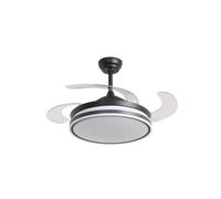 Ventilateur de plafond Ganuwa avec LED & télécommande Pepeo
