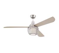 Ventilateur de plafond Graham Nickel 132 cm avec LED Westinghouse