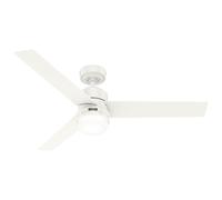 Ventilateur de plafond Greenville Blanc avec lumière Hunter Fans