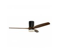 GRUNKEL Ventilateur de Plafond 132cm Diametre Bois Foncé