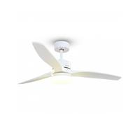 GRUNKEL Ventilateur de plafond avec lumière LED 132cm de diamètre blanc