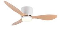 Ventilateur de plafond IRALAN, 3 températures de couleur, moteur DC silencieux, Ventilateur de plafond avec lumière, Dimensions : 52 inches : 132*132*22 CM, Couleur : Orange, Variante : Orange-52 inch