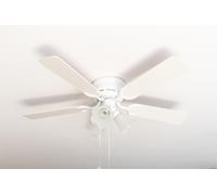 Ventilateur de plafond Kisa Deluxe WH Blanc / Erable avec éclairage Blanc