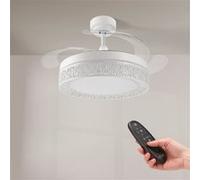 Ventilateur de plafond led ledme ventilateur de plafond led 66W blanc