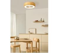 Ventilateur de plafond LED - CREATE - Silencieux - 40W - Ø50 cm - Pales rétractables - Fonction hiver/été