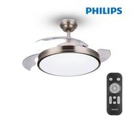 Ventilateur de Plafond LED Modèle Atlas Nikel Puissance : 28 35W...