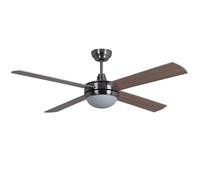 Ventilateur de plafond LED RGB intelligent TÉLÉCOMMANDE minuterie refroidisseur d'air lumière du jour DIMMER lampe argent