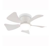 Ventilateur de plafond Hines Blanc avec LED GLOBO