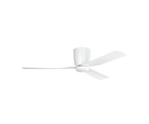 Ventilateur de plafond LERICI en métal blanc 1xLED