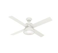 Ventilateur de plafond Loki Blanc avec lumière Hunter Fans