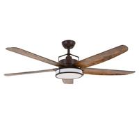 Ventilateur de plafond Louisville DC Bronze avec LED Bronze