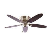 Ventilateur de plafond Low Profile Chrome Hunter Fans