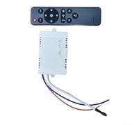 Ventilateur de plafond Lumière Télécommande Récepteur Variateur Contrôleur 37-50W pour Chambre Plafonnier Moteur DC Fonctionnement Silencieux Luminosité Réglable Tension d'entrée 200-240V
