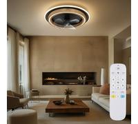 Ventilateur de Plafond Luminaires LED Télécommande Dimmable Vor-Rücklauf