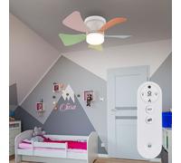 Ventilateur de Plafond Luminaires Refroidisseur Dimmer Tdc Télécommande Coloré