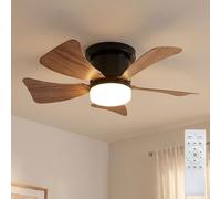Ventilateur de Plafond Luminaires Refroidisseur Variateur Opale Tdc Éloigné LED