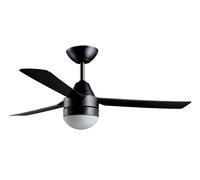 Ventilateur de plafond Megara Noir avec éclairage Beacon