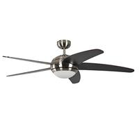 Ventilateur de plafond Melton Nickel / Wenge Pepeo