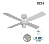 Ventilateur de plafond modèle Baltico 50W Ø102CM Blanc 65M3/MIN