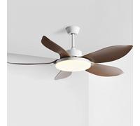 Ventilateur de plafond moderne avec éclairage LED 72 W, télécommande, silencieux, moteur CC, 6 vitesses de ventilation, 3 couleurs d'ambiance, idéal pour la chambre, le salon et la pièce à vivre.