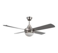 Ventilateur de Plafond Navy Nickel 110cm, effet bois Nickel G