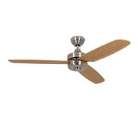 Ventilateur de plafond Night Flight CH-HE Chrome / Nickel brossé