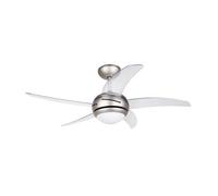 Ventilateur de plafond - Orbegozo - CP 54132 - 112 cm - 5 pales transparentes - Télécommande