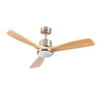 Ventilateur de plafond - ORION91 - Alaska - 3 pales en bois - 56W - 6 vitesses - LED