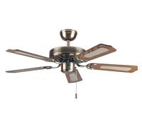 Ventilateur de plafond Paloma Slimline avec tirette Laiton antique