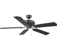 Ventilateur de plafond Pearl Black avec tirette Deko-Elektro