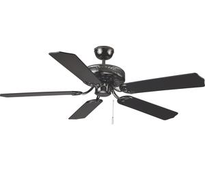 Ventilateur de plafond Pearl Black avec tirette Deko-Elektro