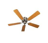Ventilateur de plafond Pepeo kisa deluxe 105 cm nickel brossé/blanc/érable