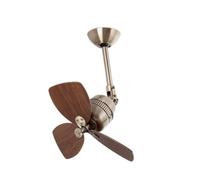 Ventilateur de plafond - Pepéo Toldeo AM - Aluminium laiton antique - 46 cm
