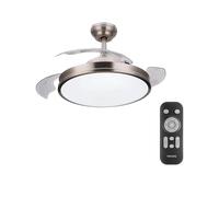 Ventilateur de plafond Philips atlas 28W 4500lm nickel