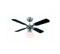 Ventilateur de plafond Portland Ambiance Chrome 90 cm Westinghouse