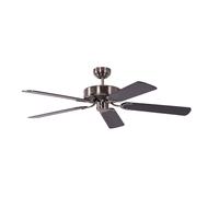 Ventilateur de plafond Potkuri Argent / Noir Gris / Argent / Titane