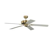 Ventilateur de plafond Potkuri Laiton antique / Blanc Pepeo