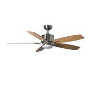 Ventilateur de plafond Prima Nickel 132 cm avec LED Fantasia