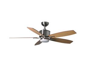Ventilateur de plafond Prima Nickel 132 cm avec LED Fantasia