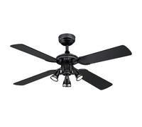 Ventilateur de plafond Princess Euro Metal avec lumière Westinghouse
