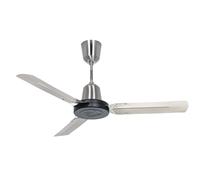 Ventilateur de plafond pro Nordik Heavy Duty Inox 120 Gris / Argent / Titane